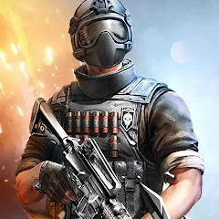 Gun and Shooting: Target war icon