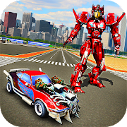 Grand Robot Car Transform War Epic City Fight 3d Mod And