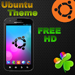 Ubuntu tema GO Launcher EX Mod apk son sürüm ücretsiz indir