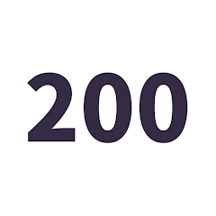 200 бело