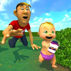 Rainbow Prank: Hide Daddy Мод