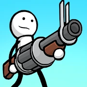 One Gun Stickman offline games icon