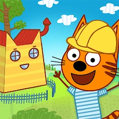 Kid-E-Cats Cars, Build a house icon