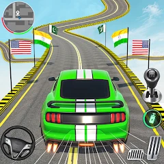 Muscle Car Stunts - Ramp Car icon
