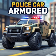 Police Car Armored Cop Car Sim icon