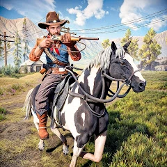 Cowboy Survival Horse Shooting icon