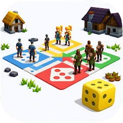 Ludo 3d icon
