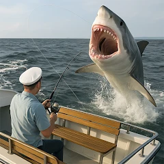 uCaptain: Boat Fishing Game 3D icon