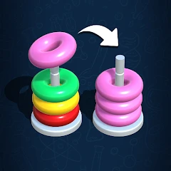 Hoop Sort Puzzle: Color Ring icon