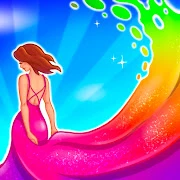 Hover Skirt: stack & dress up icon