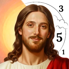 Bible Coloring Paint By Number icon