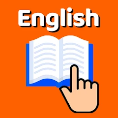 Learn English with books icon