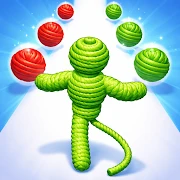 Rope Man Run - Yarn Hero Game icon
