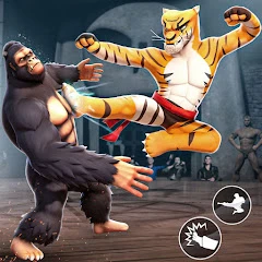 Kung Fu Animal: Fighting Games icon