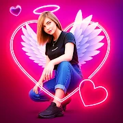 Instasquare Photo Editor: Neon icon