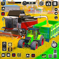 Tractor Farming Game Harvester Mod Apk 2.7.1  icon
