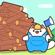 Lumbercat: Cute Idle Tycoon icon