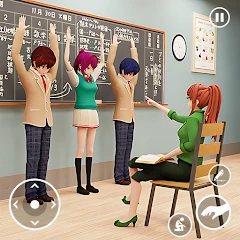 Anime School Teacher 3d Мод