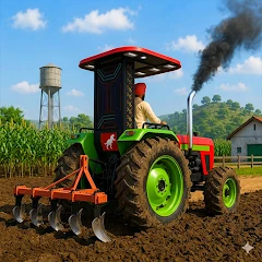 Real Tractor Modern Farming 3D icon