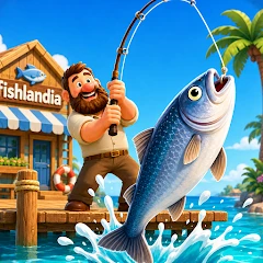 Idle Fishlandia - Tycoon Game Mod Apk 0.83 [Free purchase][Free shopping]