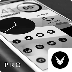 Dark Void Pro - Black Icons icon
