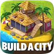 Town Building Game Tropic City icon