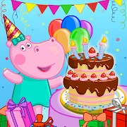 Kids birthday party icon
