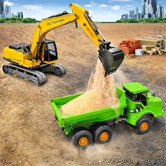 Sand Excavator Simulator Games icon