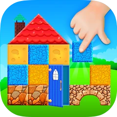 Construction Game Build bricks icon