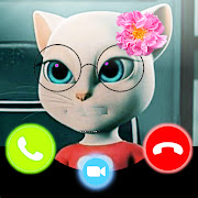 Call Angela_Cat Chat and Video Call Talking APK