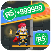 Free Robux Hero Rescue & Pull Pin puzzle